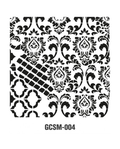 GRUNGE STENCIL MİNİ GCSM-004 25X25