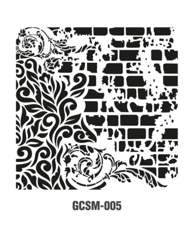 GRUNGE STENCIL MİNİ GCSM-005 25X25