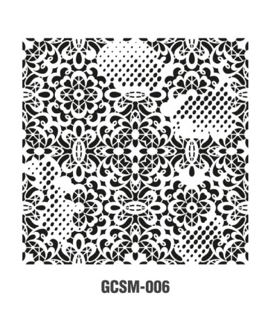 GRUNGE STENCIL MİNİ GCSM-006 25X25