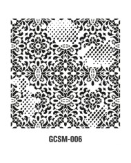 GRUNGE STENCIL MİNİ GCSM-006 25X25