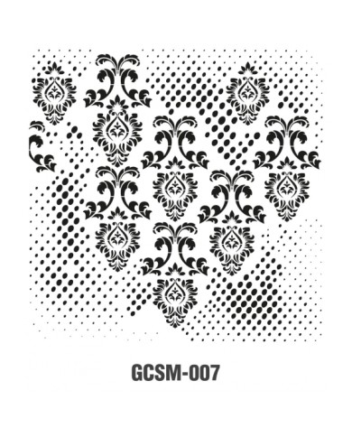 GRUNGE STENCIL MİNİ GCSM-007 25X25