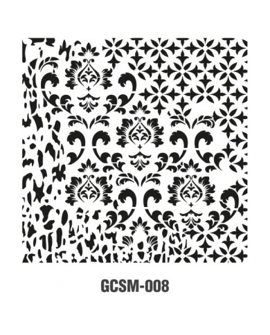 GRUNGE STENCIL MİNİ GCSM-008 25X25
