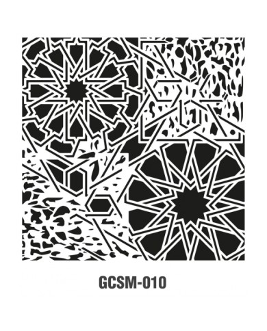 GRUNGE STENCIL MİNİ GCSM-010 25X25