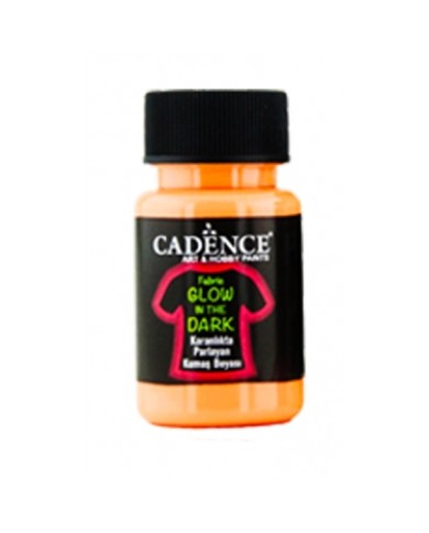 Karanlıkta Parlayan Kumaş Boyası Turuncu 50ML