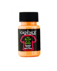 Karanlıkta Parlayan Kumaş Boyası Turuncu 50ML