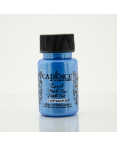 Dora Metalik Boya 50ML Gökyüzü Mavi D-187