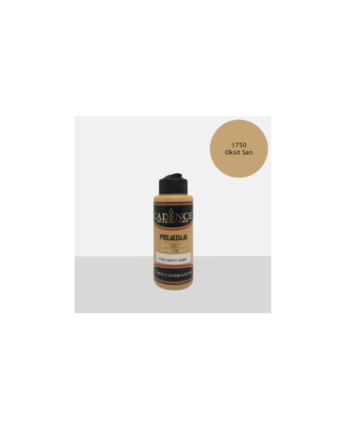 PREMİUM AKRİLİK BOYA OKSİT SARI 70 ML. - 1750