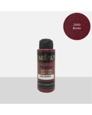 PREMİUM AKRİLİK BOYA BORDO 70 ML. - 2000
