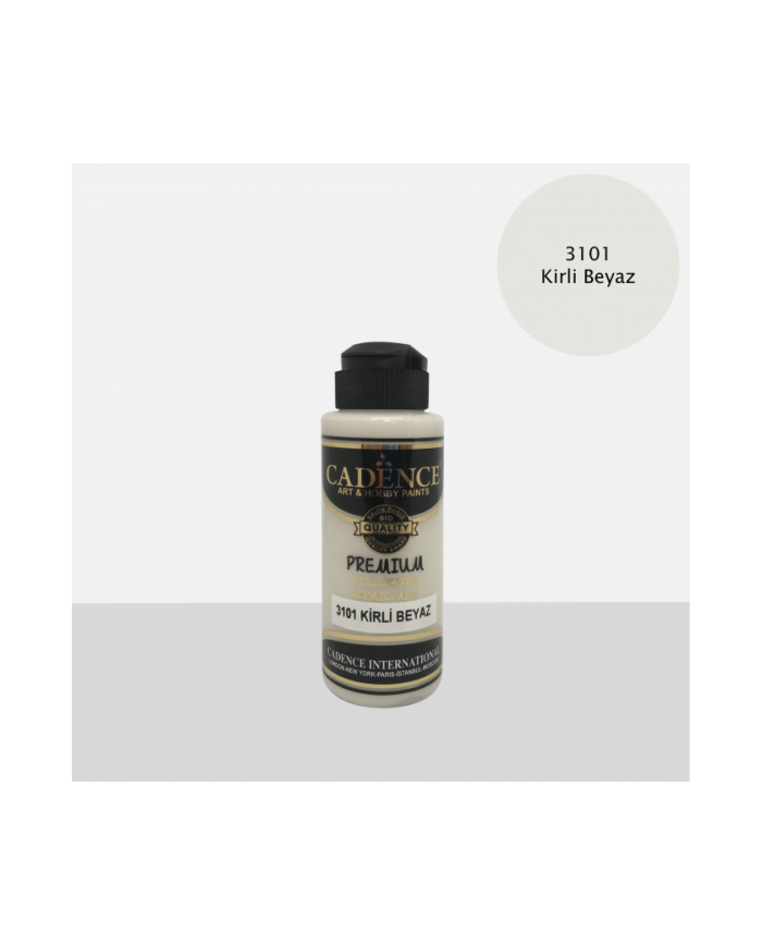 PREMİUM AKRİLİK BOYA KİRLİ BEYAZ 70 ML. - 3101