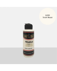 PREMİUM AKRİLİK BOYA SICAK BEYAZ 70 ML. - 6490