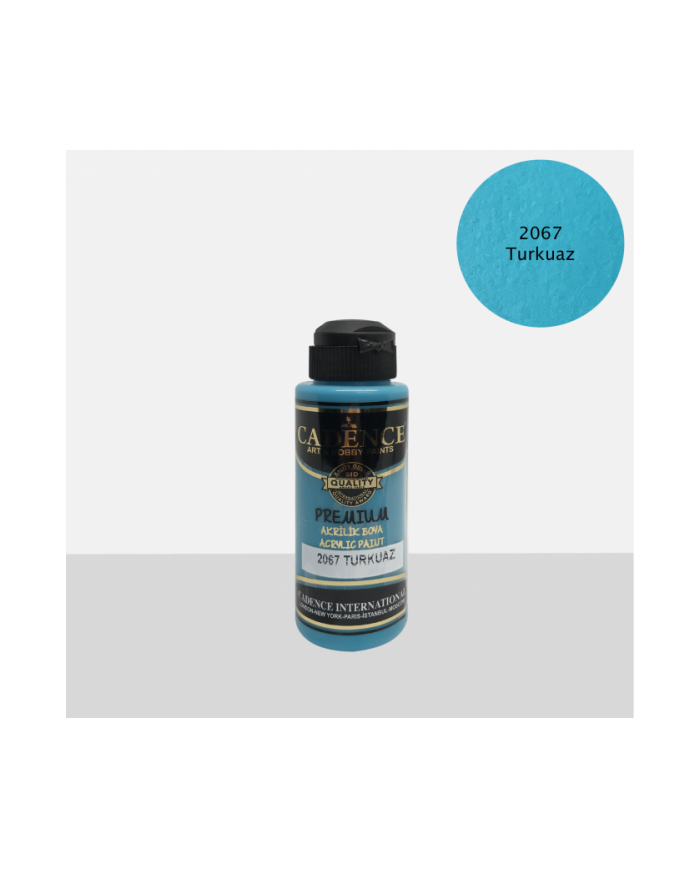 PREMİUM AKRİLİK BOYA TURKUAZ 70 ML. - 2067