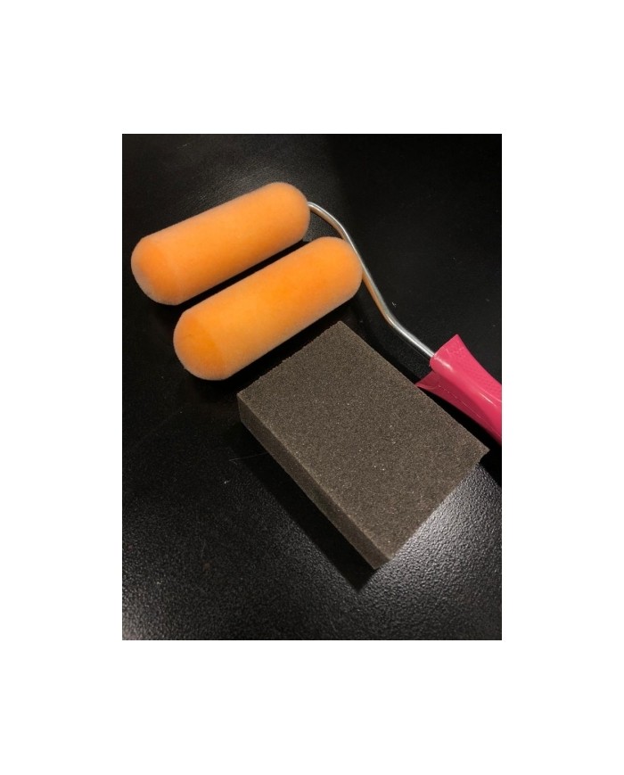 10 CM İZ BIRAKMAYAN RULO FIRÇA SET (2'Lİ) + ZIMPARA 10 CM İZ BIRAKMAYAN RULO FIRÇA SET (2'Lİ) + ZIMPARA