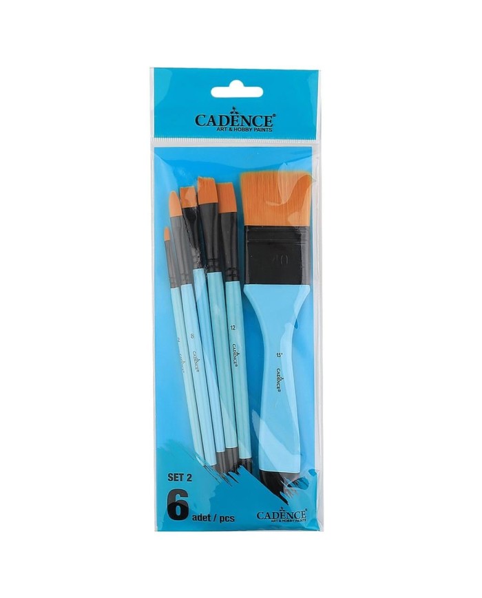 CADENCE 6'LI FIRÇA SETİ ( SET 2 ) CADENCE 6'LI FIRÇA SETİ ( SET 2 )
