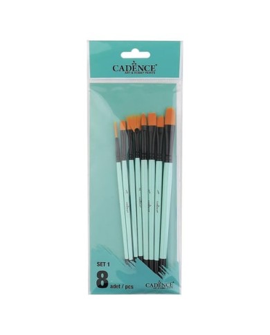 CADENCE 8'Lİ FIRÇA SETİ ( SET 1 )