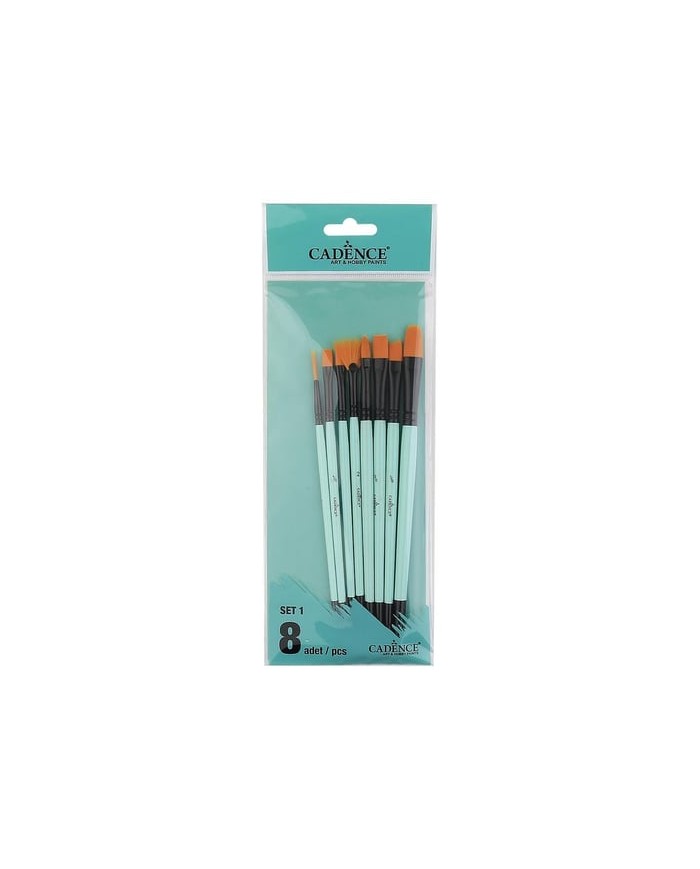 CADENCE 8'Lİ FIRÇA SETİ ( SET 1 ) CADENCE 8'Lİ FIRÇA SETİ ( SET 1 )