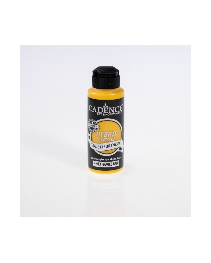 HYBRİT (MULTİ SURFACE) BOYA GÜNEŞ SARI 120 ML - H-103