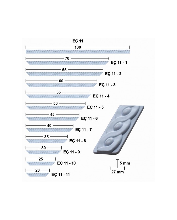 Hazır Esnek Çıta 100cm EÇ11