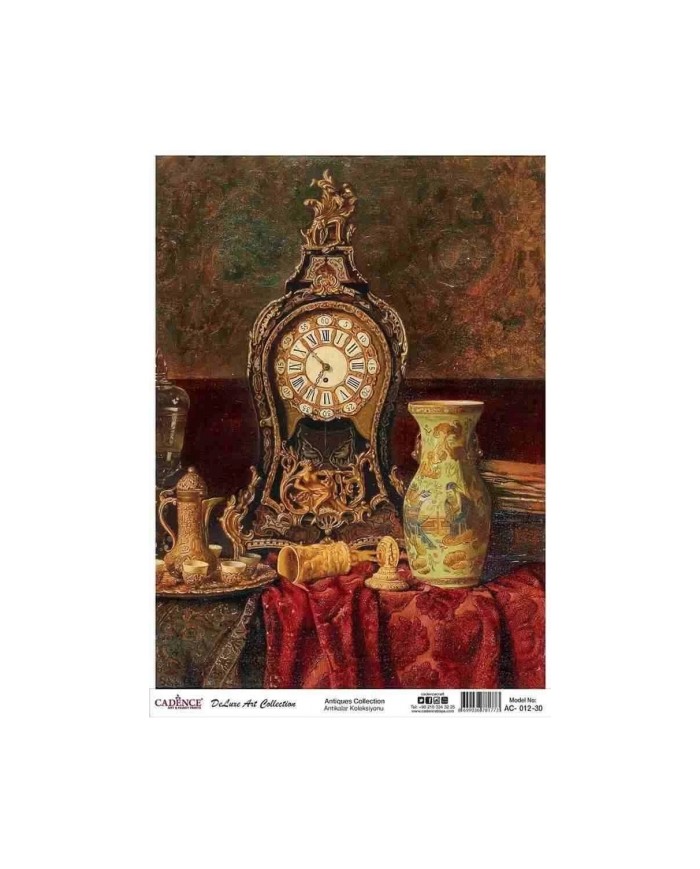 CADENCE DELUXE ART ANTİKALAR PİRİNÇ DEKOPAJ MODEL AC-012 (30X42)