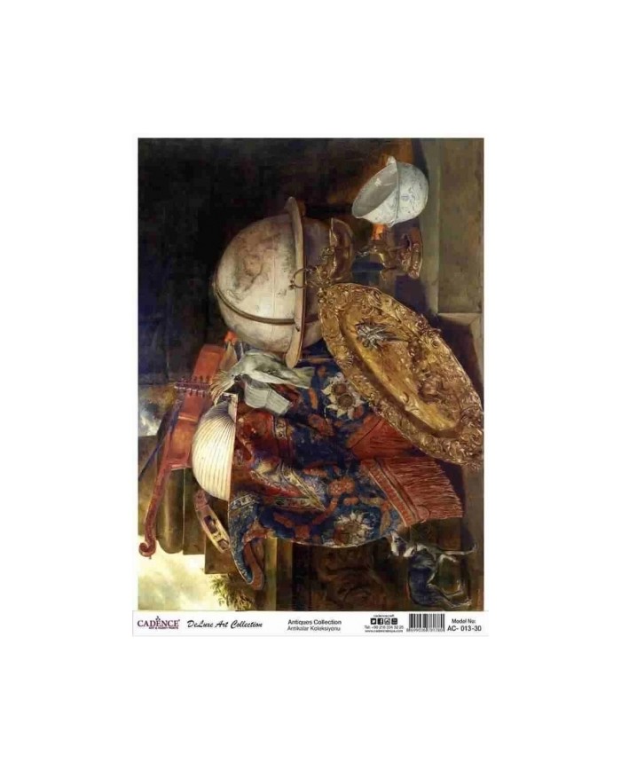 CADENCE DELUXE ART ANTİKALAR PİRİNÇ DEKOPAJ MODEL AC-013 (60X85)