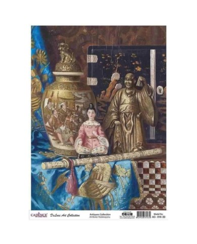 CADENCE DELUXE ART ANTİKALAR PİRİNÇ DEKOPAJ MODEL AC-018 (60X85)