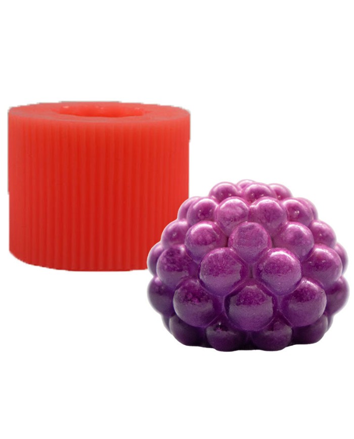 Yuvarlak Bubble Silikon Mum Kalıbı M-64