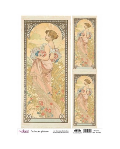 ART NOUVEAU KOLEKSİYONU AN-10 30X42CM