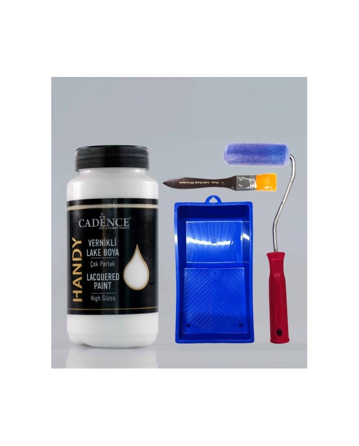 CADENCE HANDY LAKE BOYA L04 ANTİK BEYAZ (450ML) SET