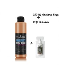 AMBİANTE SUYA DAYANIKLI BOYA METALİK AWM-05 BRONZ 250 ML