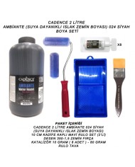 2 LİTRE AMBİANTE 024 SİYAH SET