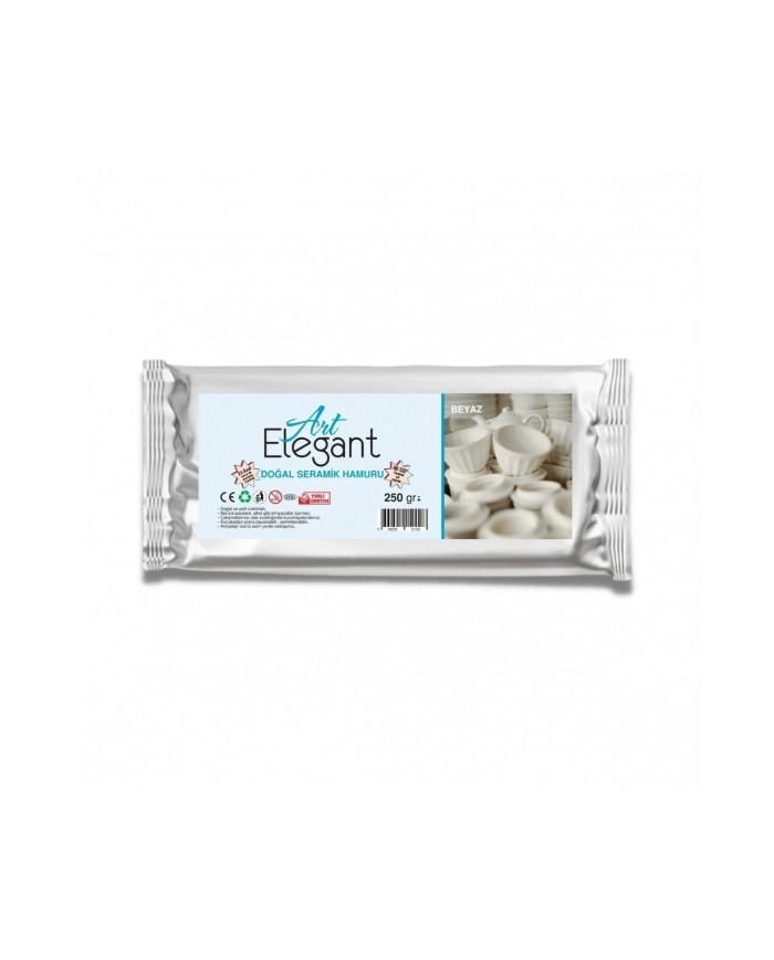 Art Elegant Seramik Hamuru 250gr Beyaz