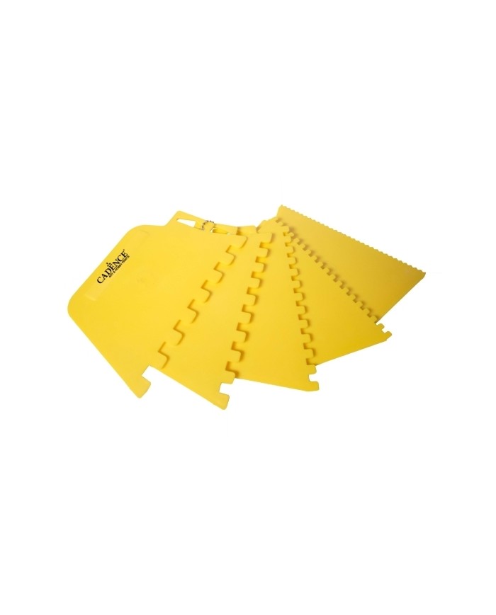 Cadence Doku Tarağı - Sarı Doku Tarağı 5'li Set
