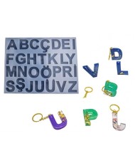 Alfabe Harf Epoksi Reçine Kalıbı EPK-384