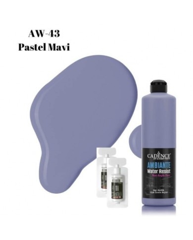 AW43 Pastel Mavi Ambiante Islak Zemin Boyası 500ML + Katalizör 20GR