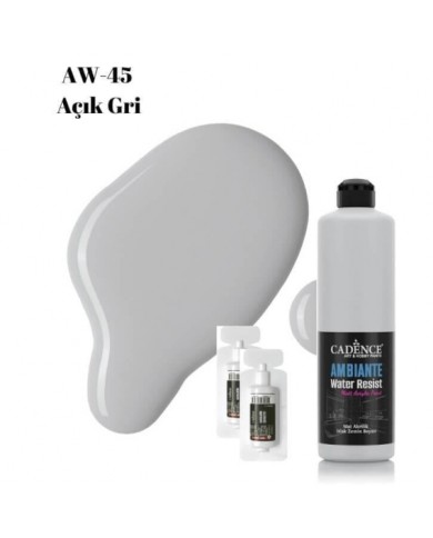 AW45 Açık Gri Ambiante Islak Zemin Boyası 500ML + Katalizör 20GR