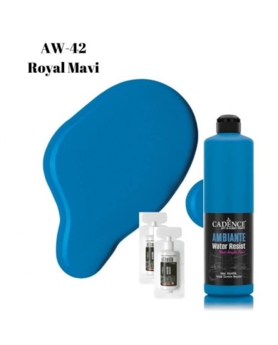 AW42 Royal Mavi Ambiante Islak Zemin Boyası 500ML + Katalizör 20GR
