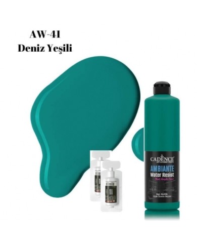 AW41 Deniz Yeşili Ambiante Islak Zemin Boyası 500ML + Katalizör 20GR