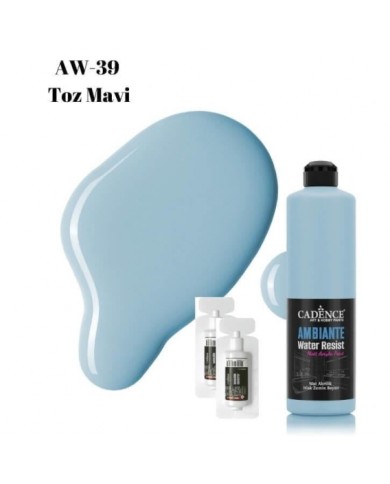 AW39 Toz Mavi Ambiante Islak Zemin Boyası 500ML + Katalizör 20GR