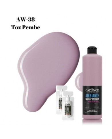 AW38 Toz Pembe Ambiante Islak Zemin Boyası 500ML + Katalizör 20GR