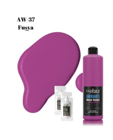 AW37 Fuşya Ambiante Islak Zemin Boyası 500ML + Katalizör 20GR