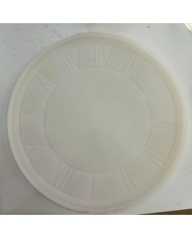 Roma Rakamlı Silikon Saat Kalıbı – 45 mm İç Çap | 46 mm Dış Çap Roma Rakamlı Silikon Saat Kalıbı – 45 mm İç Çap | 46 mm Dış Çap