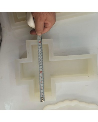 Haç Silikon Kalıp – 28 cm Uzunluk | 21 cm Genişlik | 4 cm