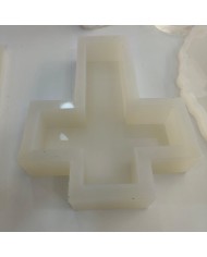 Haç Silikon Kalıp – 28 cm Uzunluk | 21 cm Genişlik | 4 cm