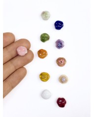 Seramik Boncuk Pembe Deniz Kabuğu 10mm