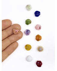 Seramik Boncuk Pembe Deniz Kabuğu 10mm