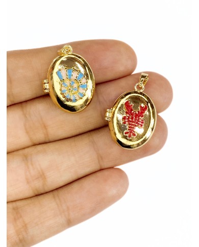 Açılır Kapanır Istakoz Kolye Bileklik Ucu Charm Altın 1 Adet