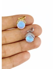 Taşlı Deniz Kabuğu Kolye Bileklik Ucu Charm Altın 1 Adet