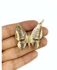 Kelebek Kolye Bileklik Ucu Charm Altın 1 Adet