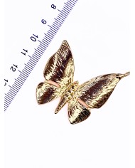 Kelebek Kolye Bileklik Ucu Charm Altın 1 Adet