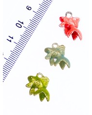 Beta Balığı Kolye Bileklik Ucu Charm Yeşil 1 Adet