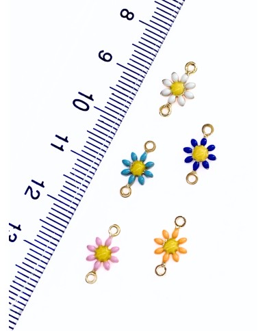 Papatya Kolye Bileklik Ucu Charm Mavi 1 Adet